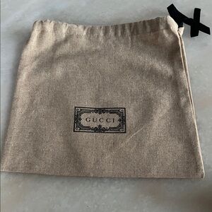Gucci Beige dust bag small